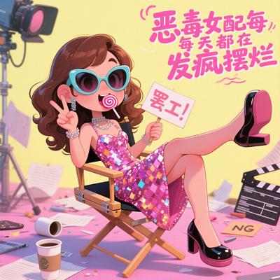 恶毒女配每天都在发疯摆烂有声小说
